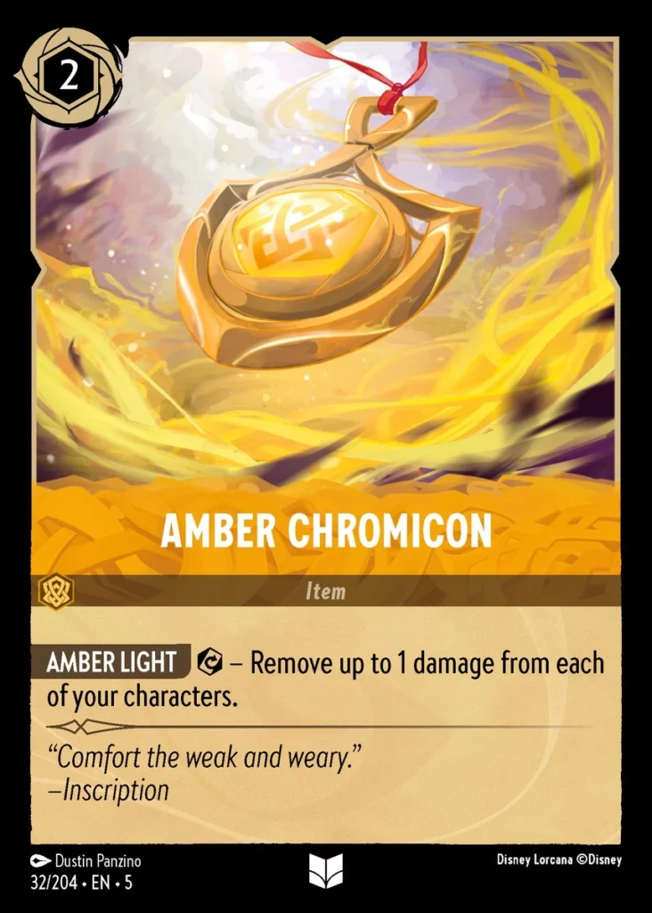 Amber Chromicon Lorcana Player