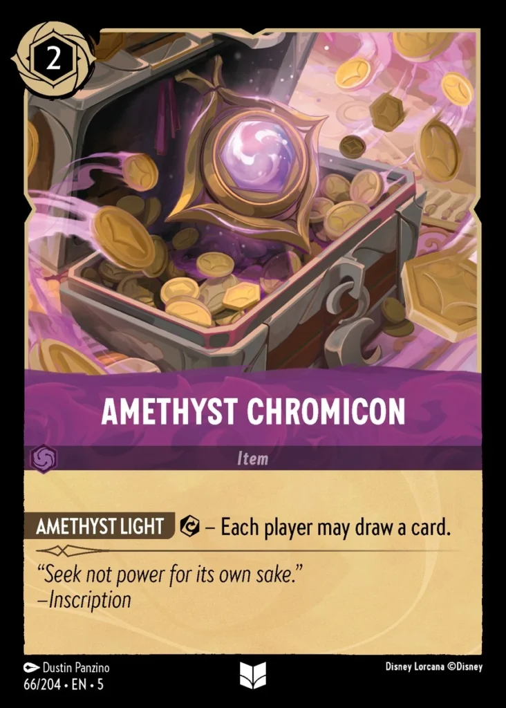 Amethyst Chromicon Lorcana Player