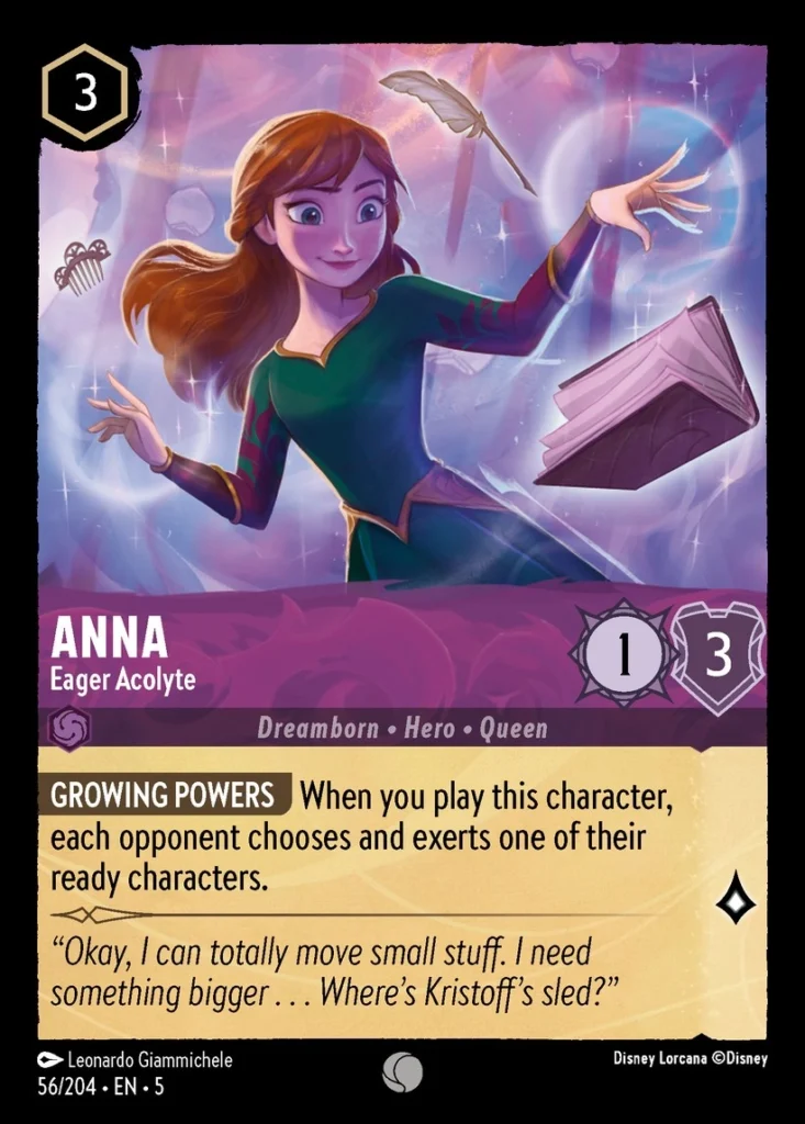 Anna Eager Acolyte Lorcana Player