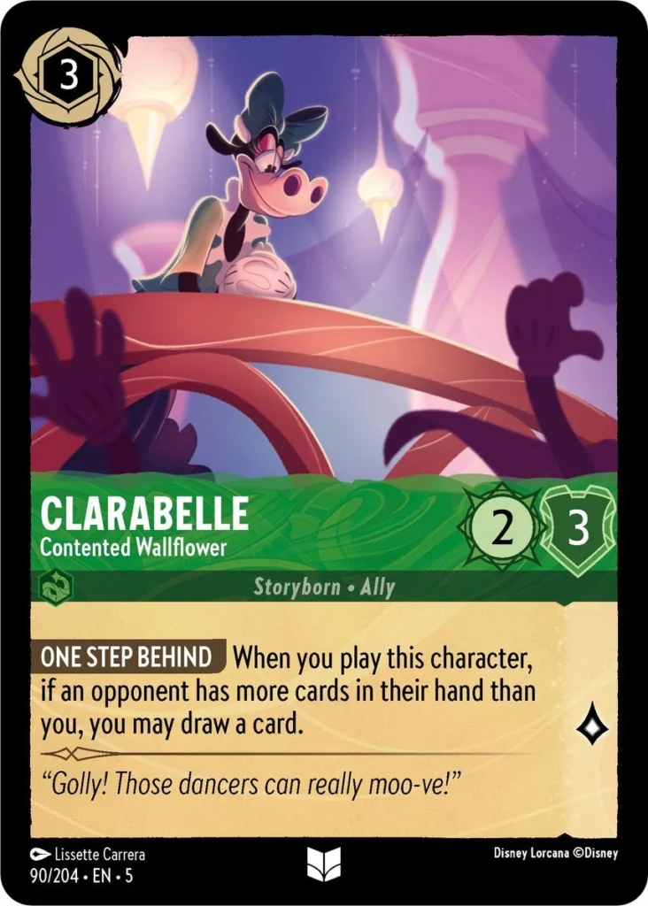 Clarabelle Contented Wallflower LQ Lorcana Player