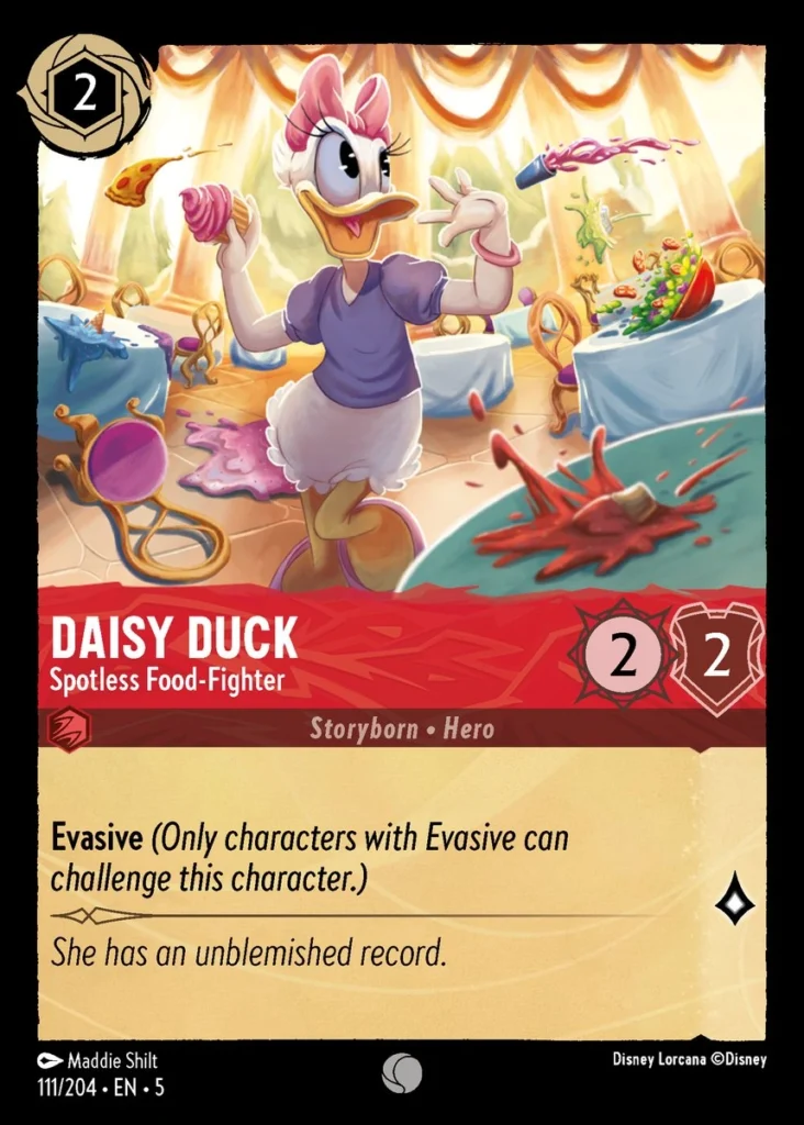 Daisy Duck Spotless Food Fighter Lorcana Player