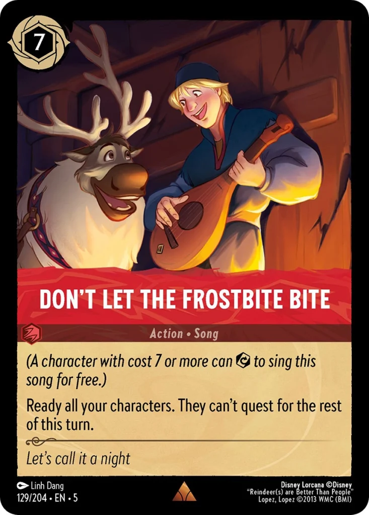 Dont Let The Frostbite Bite Lorcana Player