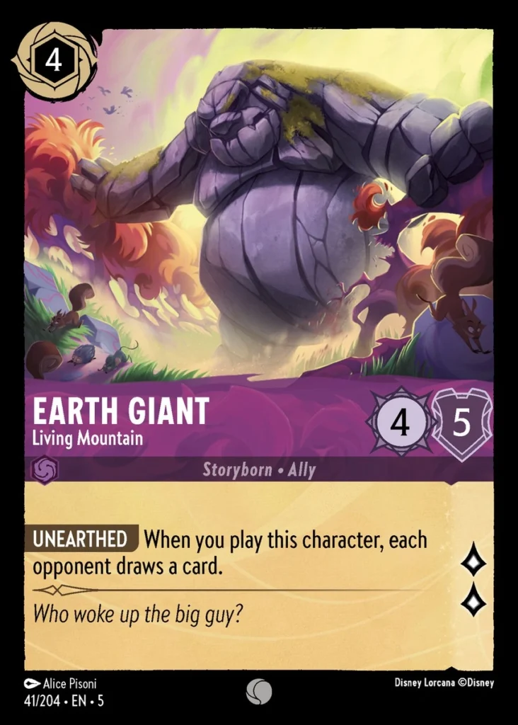 Earth Giant Living Mountain Lorcana Player