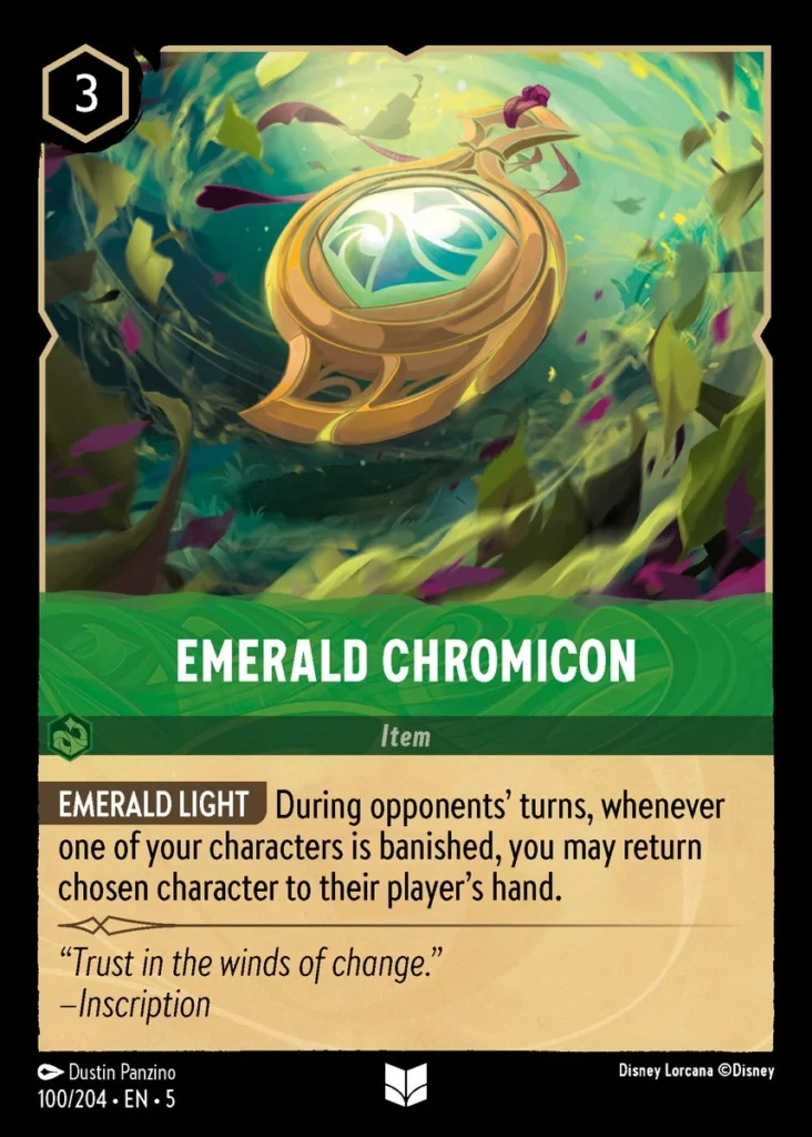 Emerald Chromicon Lorcana Player