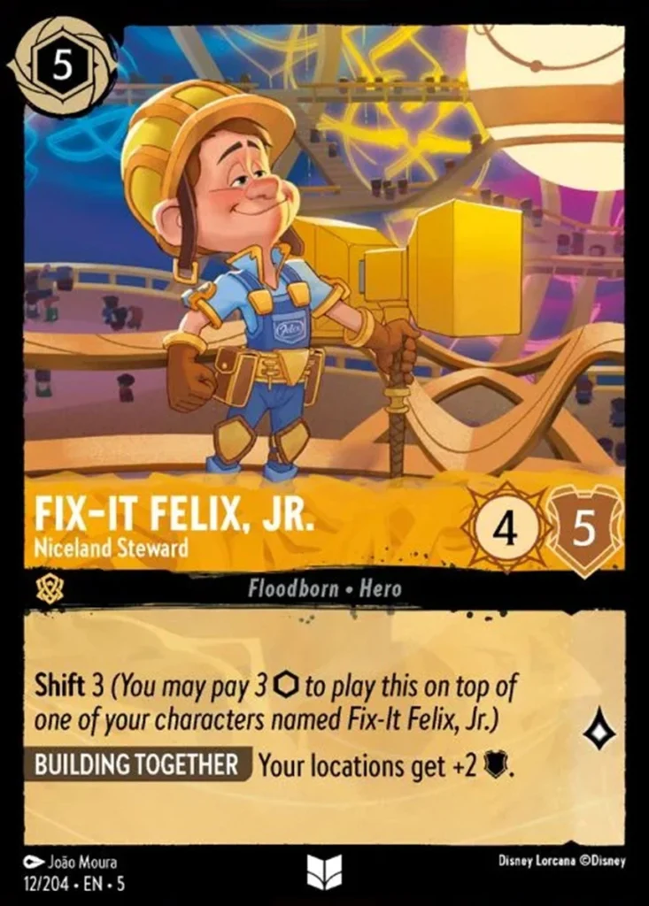 Fix It Felix Jr. Niceland Steward LQ Lorcana Player