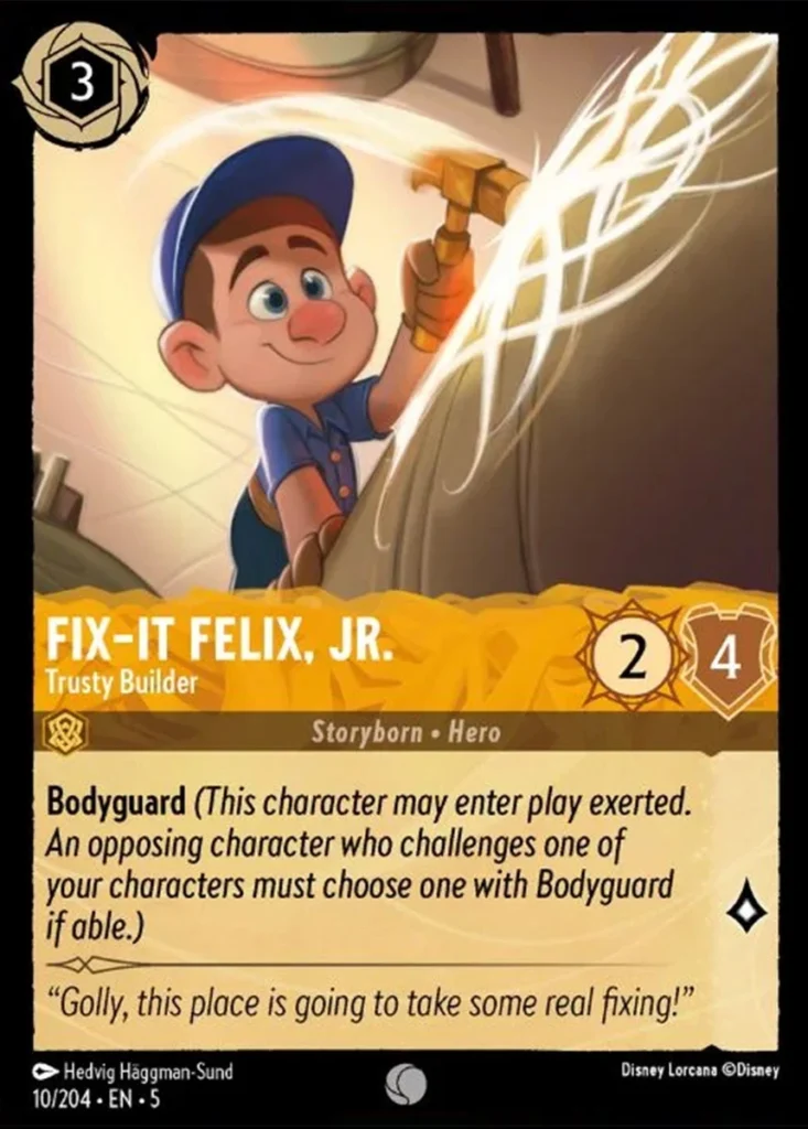 Fix It Felix Jr. Trusty Builder LQ Lorcana Player