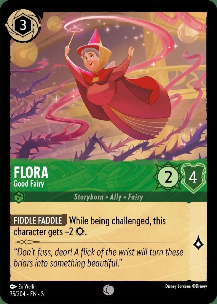 Flora Good Fairy Lorcana Player