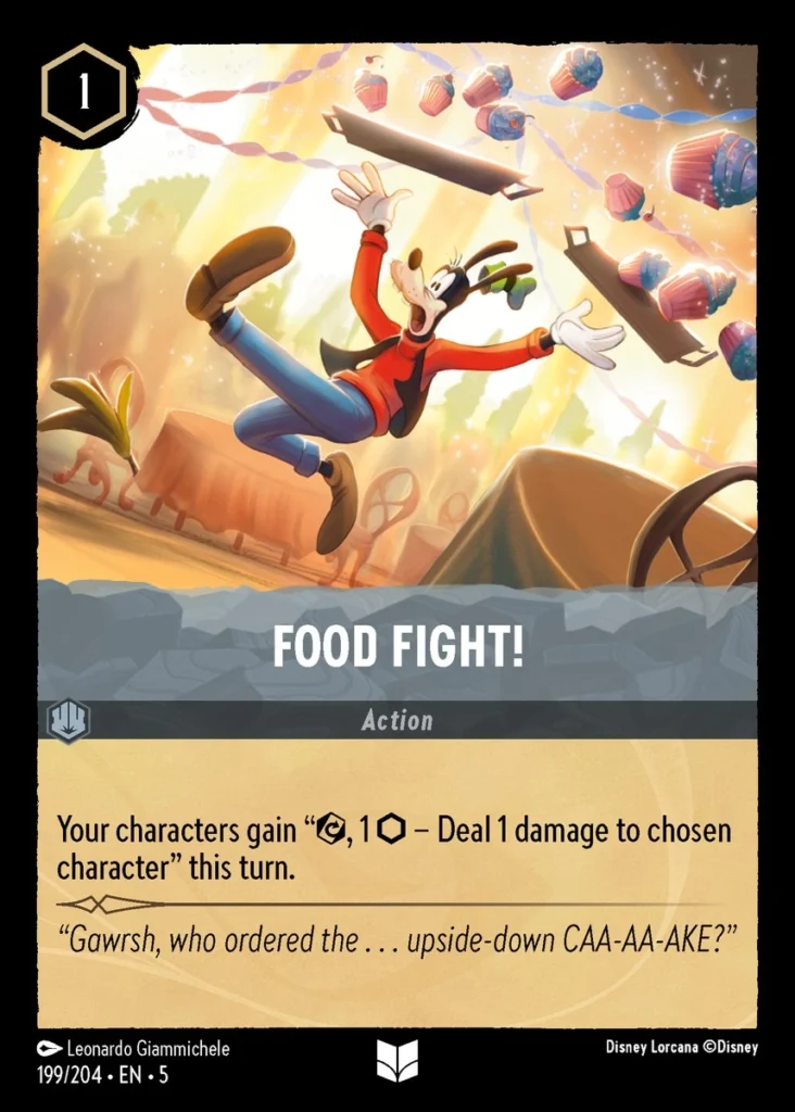 Food Fight Lorcana Player