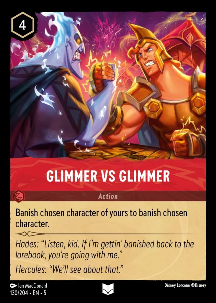 Glimmer vs Glimmer Lorcana Player 1