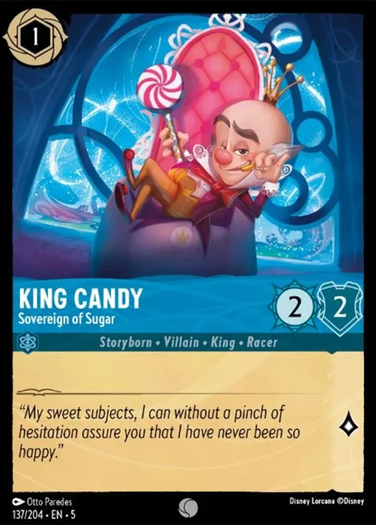 King Candy Sovereign of Sugar LQ Lorcana Player