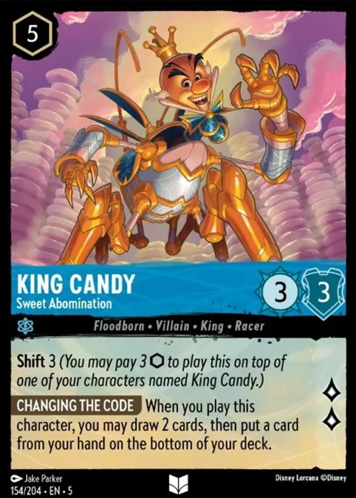 King Candy Sweet Abomination LQ Lorcana Player