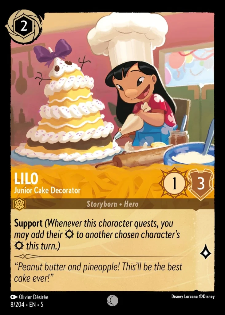 Lilo Junior Cake Decorator Lorcana Player