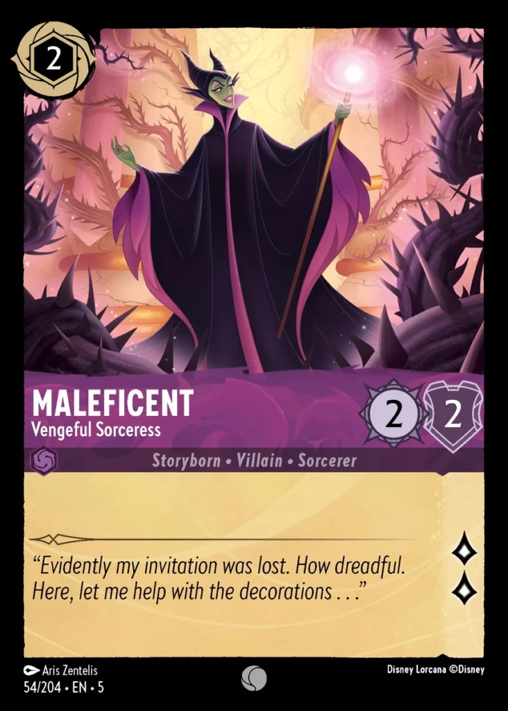 Maleficent Vengeful Sorceress Lorcana Player