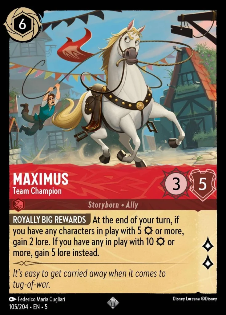 Maximus Team Champion Lorcana Player