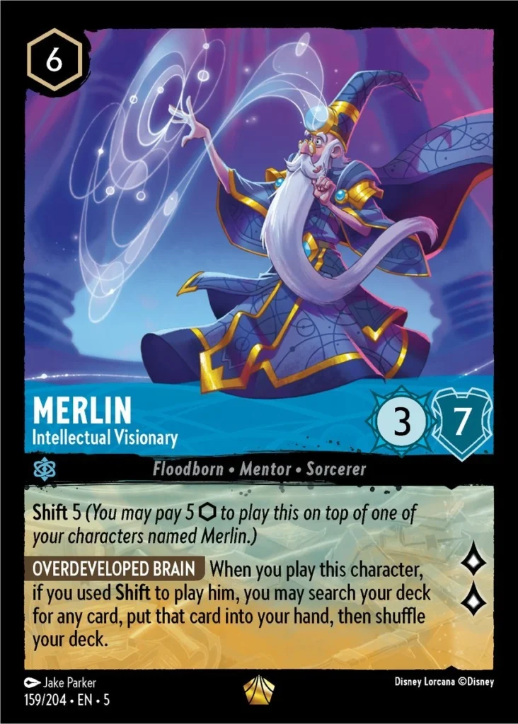 Merlin Intellectual Visionary Lorcana Player