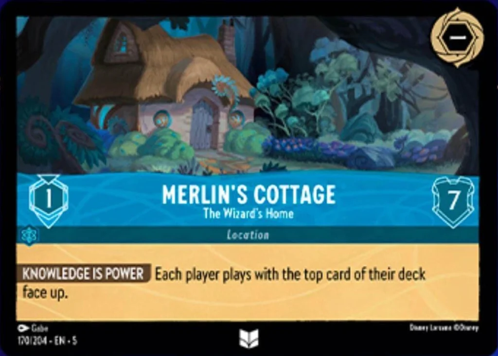 Merlins Cottage The Wizards Home LQ Lorcana Player