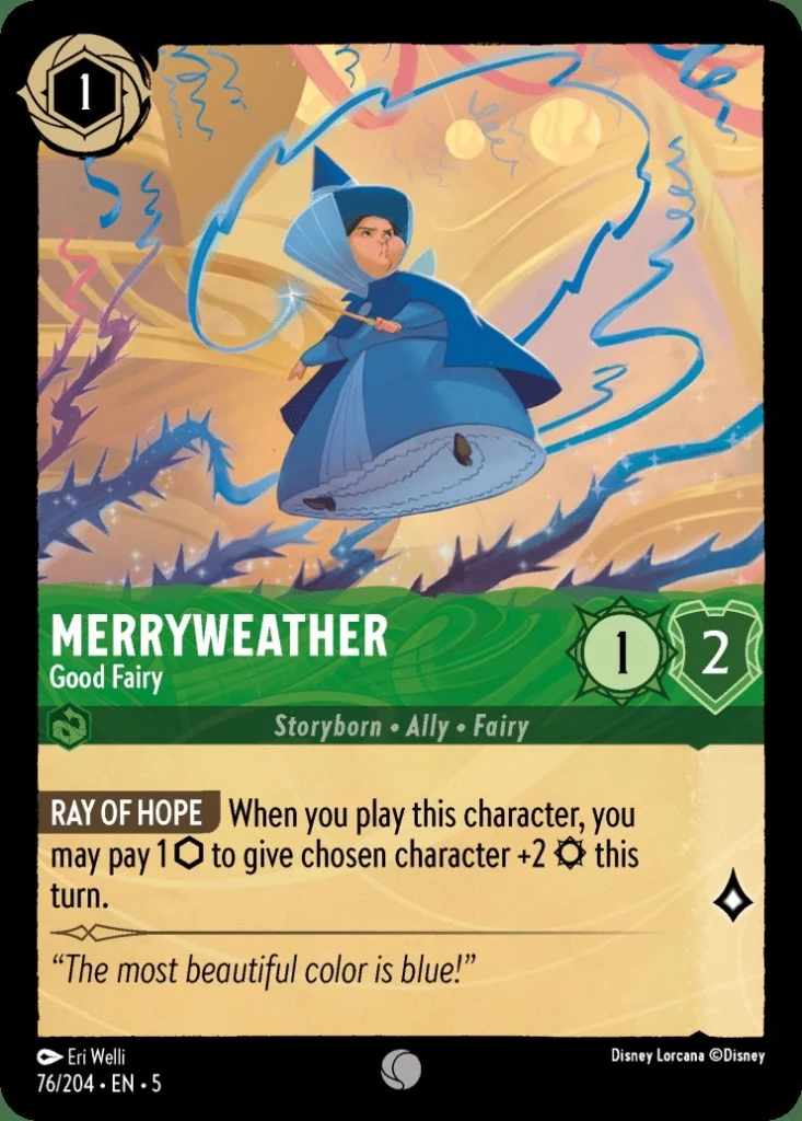 Merryweather Good Fairy Lorcana Player