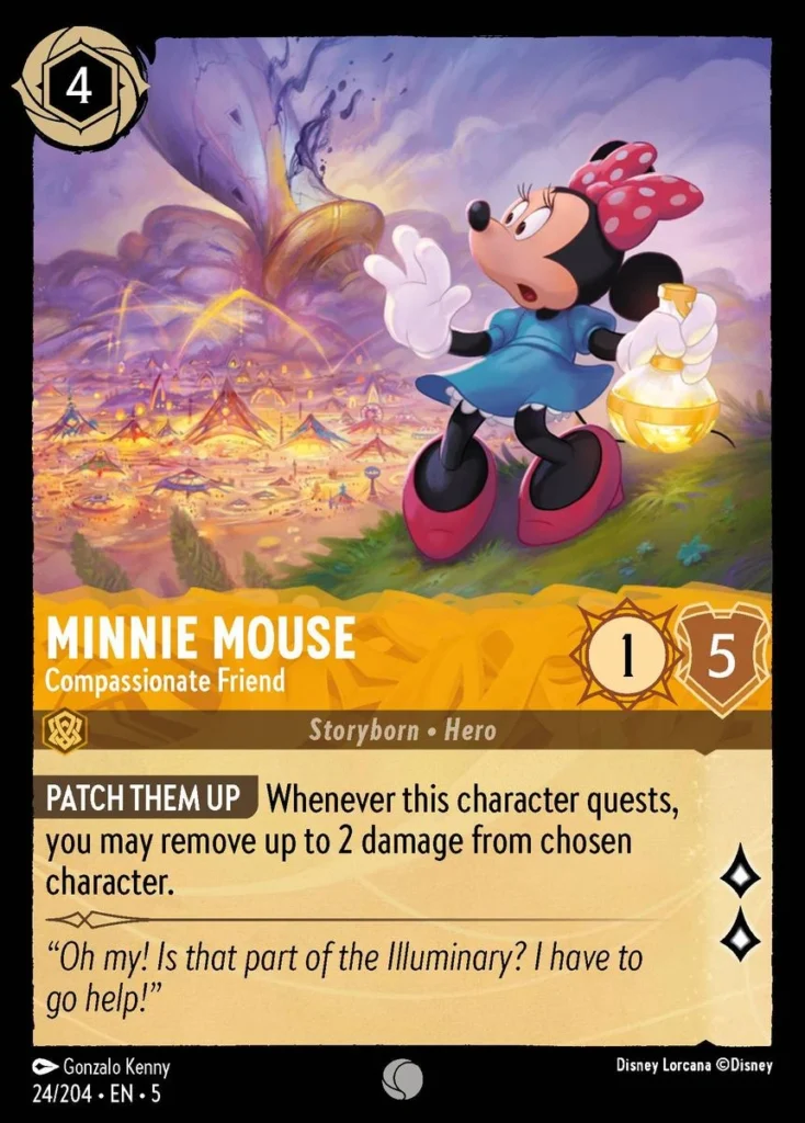 Minnie Mouse Compassionate Friend Lorcana Player