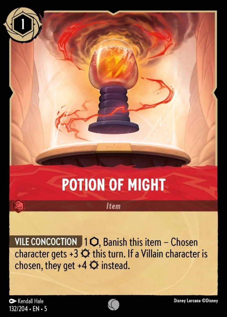 Potion of Might Lorcana Player