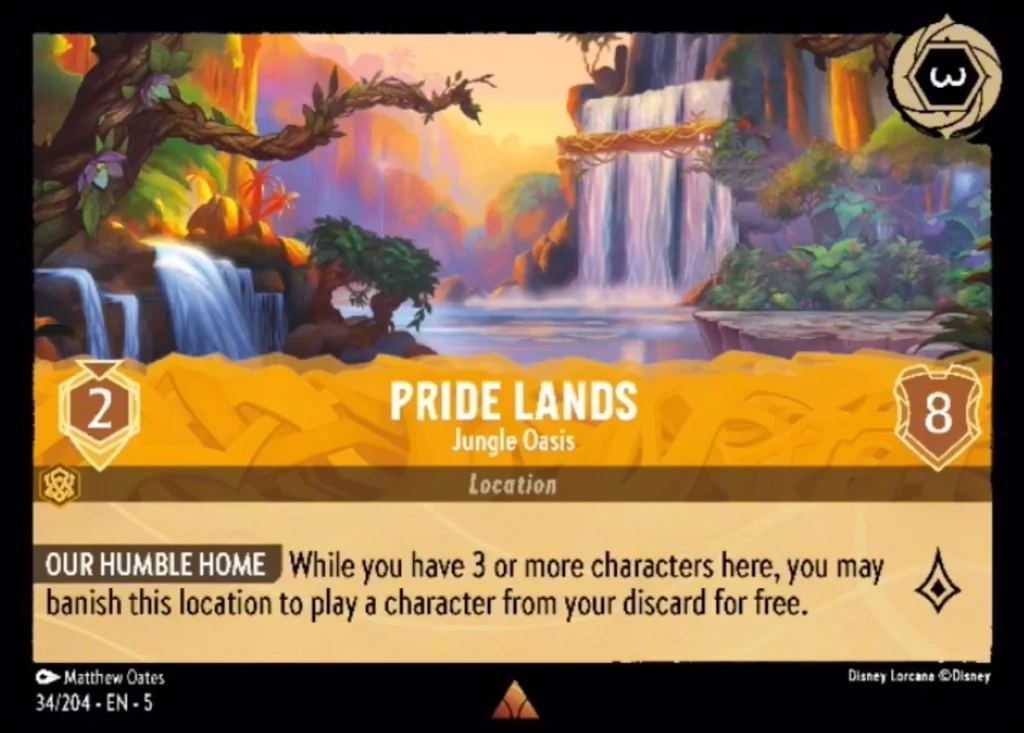 Pride Lands Jungle Oasis LQ Lorcana Player