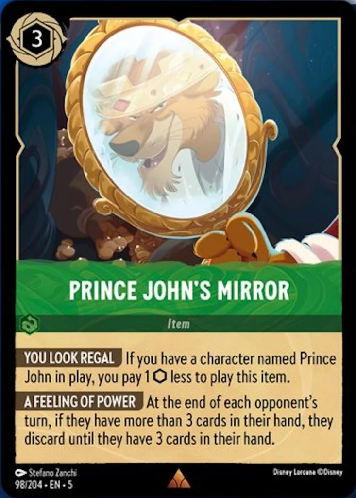 Prince Johns Mirror LQ Lorcana Player