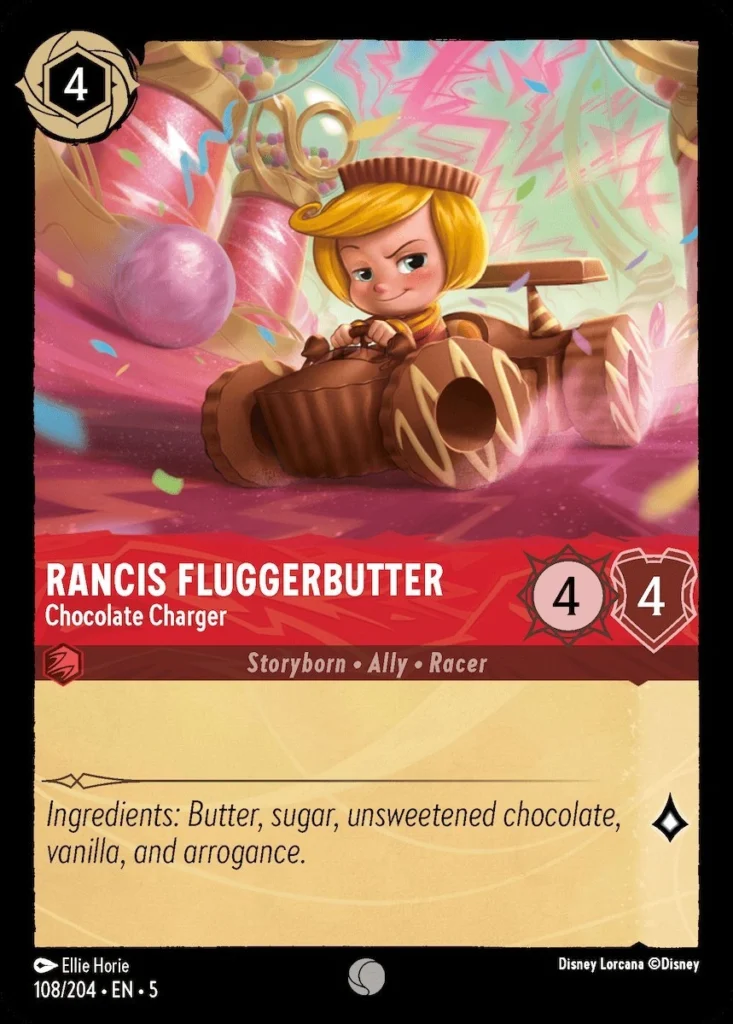 Rancis Fluggerbutter Chocolate Charger Lorcana Player