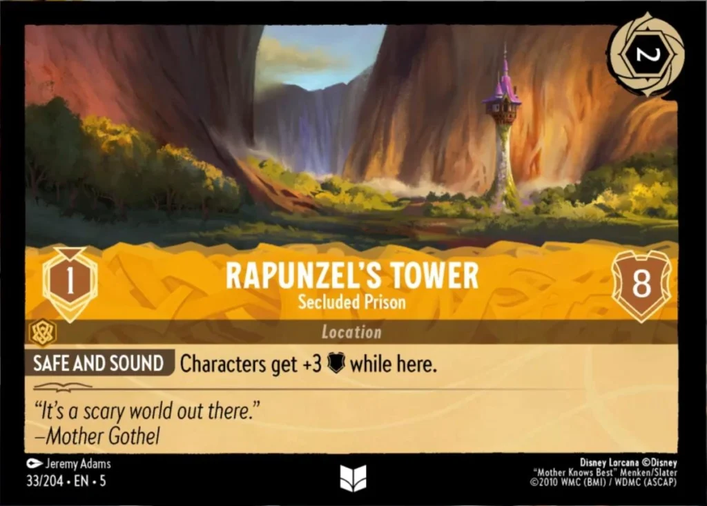 Rapunzels Tower Secluded Prison LQ Lorcana Player