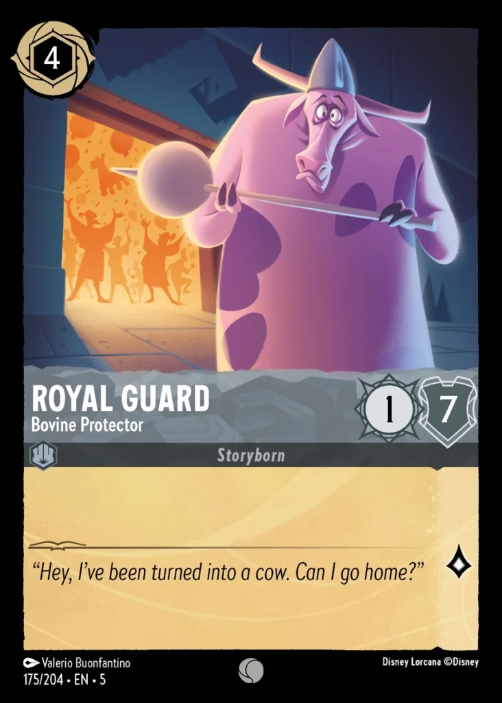 Royal Guard Bovine Protector Lorcana Player