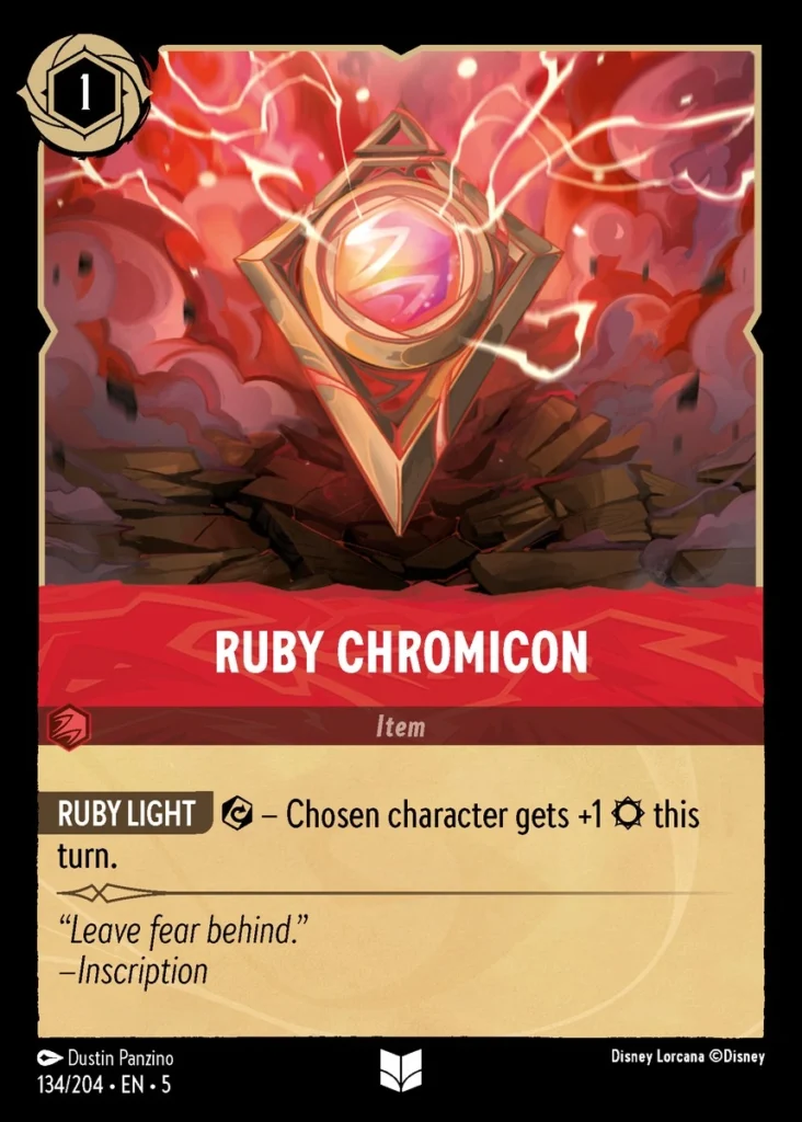 Ruby Chromicon Lorcana Player