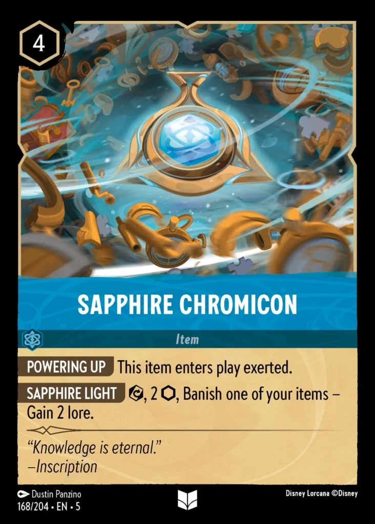 Sapphire Chromicon Lorcana Player