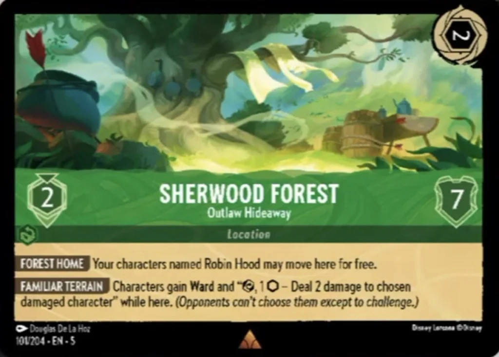 Sherwood Forest Outlaw Hideaway LQ Lorcana Player