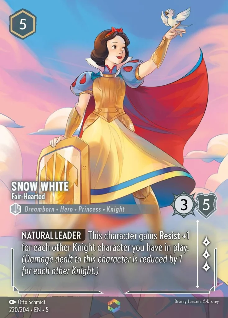 Snow White Fair Hearted Enchanted Lorcana Player