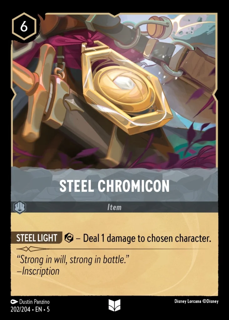 Steel Chromicon Lorcana Player