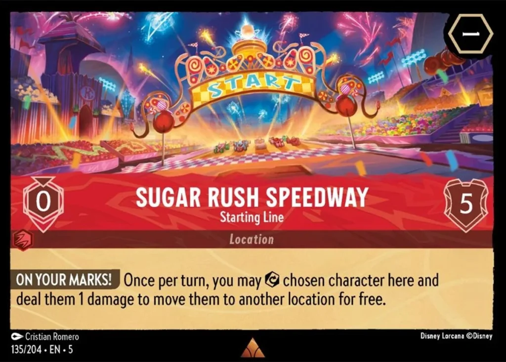 Sugar Rush Speedway Starting Line LQ Lorcana Player