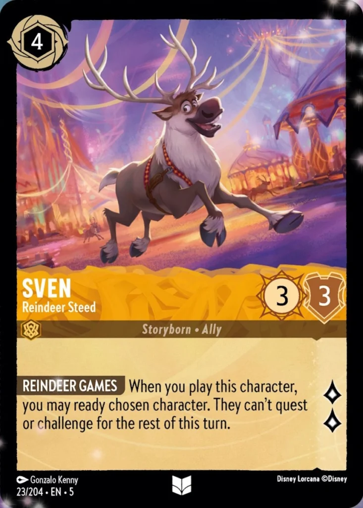 Sven Reindeer Steed LQ Lorcana Player