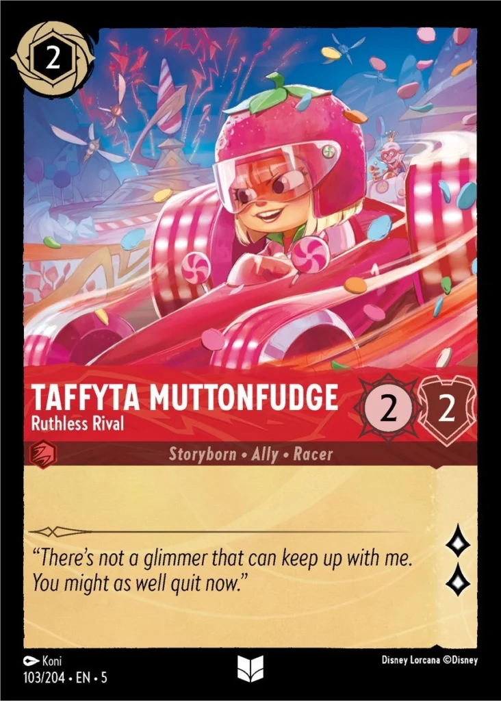 Taffyta Muttonfudge Ruthless Rival Lorcana Player