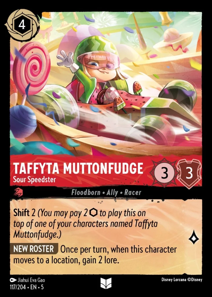 Taffyta Muttonfudge Sour Speedster Lorcana Player 1