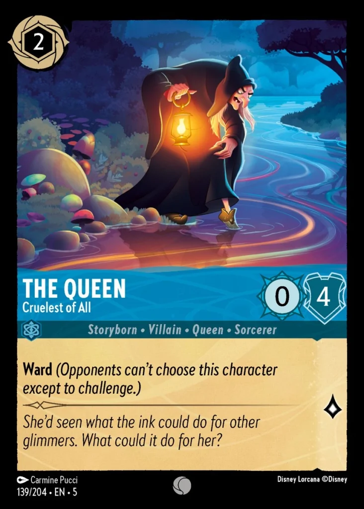 The Queen Cruelest of All Lorcana Player