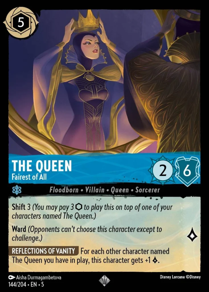 The Queen Fairest of All Lorcana Player