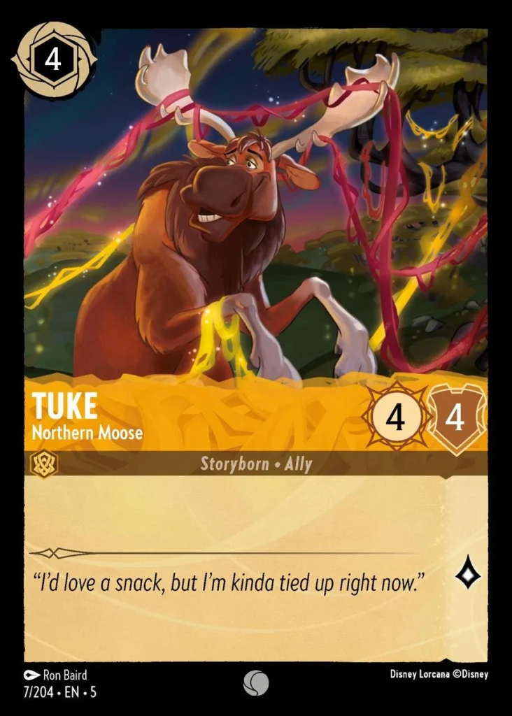 Tuke Northern Moose LQ Lorcana Player