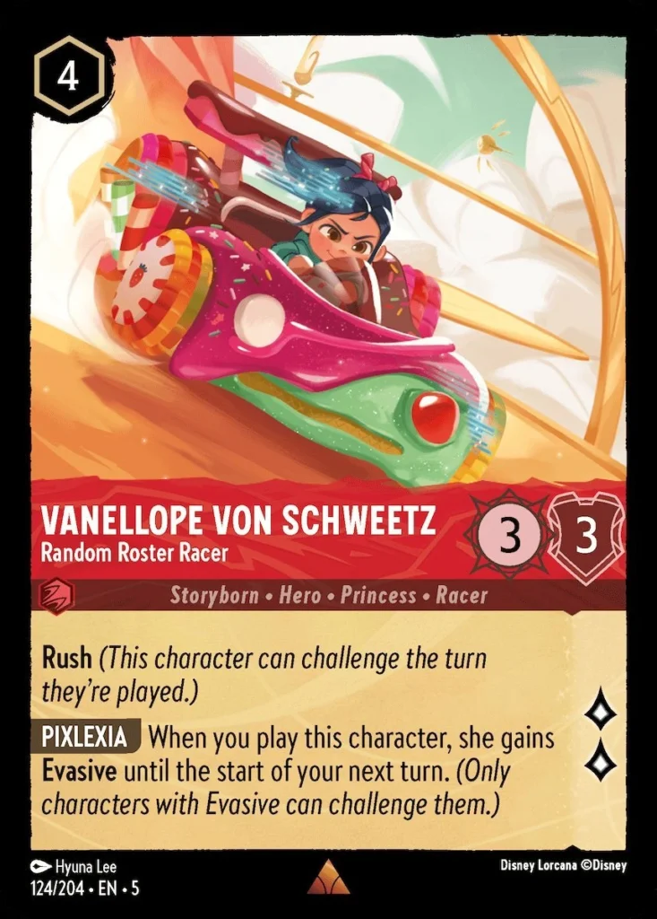 Vanellope Von Schweetz Random Roster Racer Lorcana Player