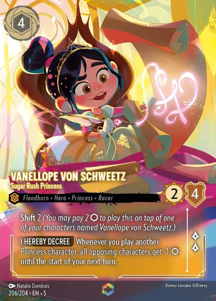 Vanellope Von Schweetz Sugar Rush Princess Enchanted Lorcana Player